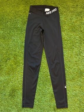 Nike Pro Dri-FIT Black High Rise Training Leggings Size XS